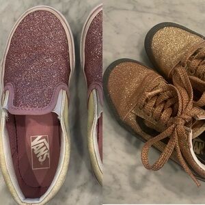 Glitter Vans 2 pairs!